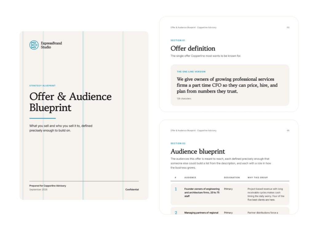 Offer and Audience Blueprint Cover - Hero Image